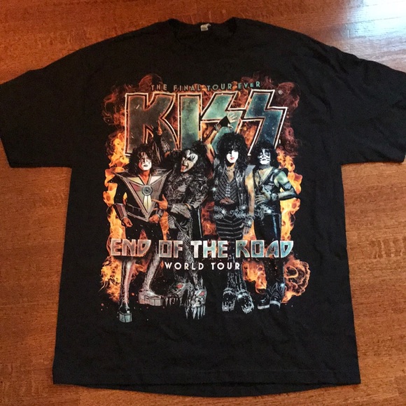 kiss tour shirts 2019